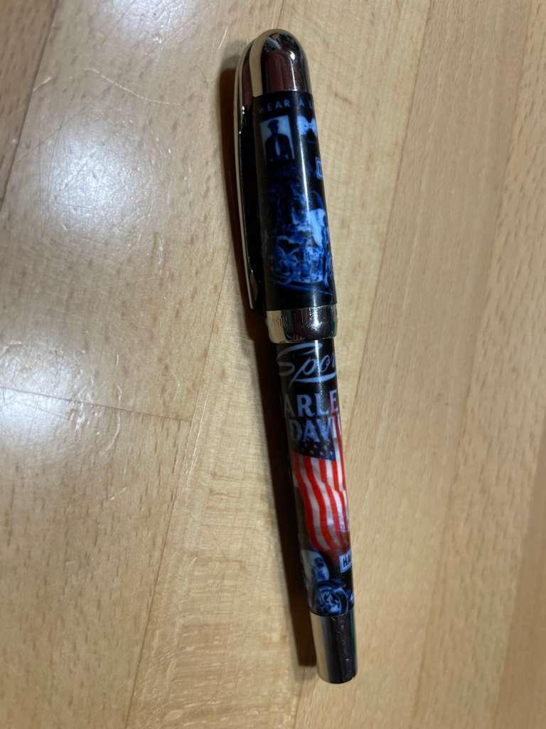 Waterman Harley Davidson Free Wheels Blue American Fountain Pen.