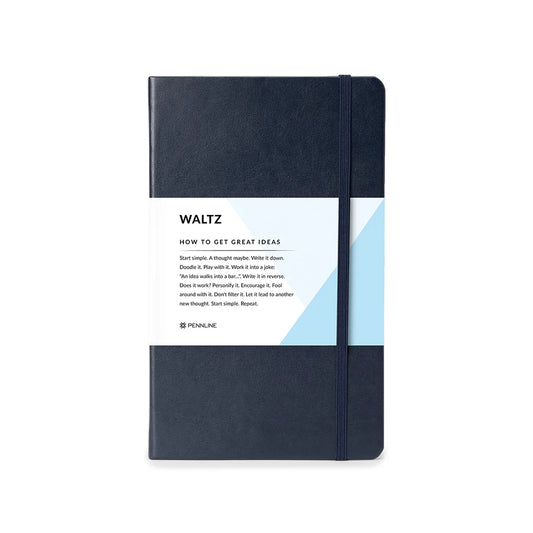 Pennline Waltz Hard Cover Notebook (Ruled) A5