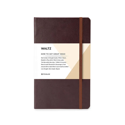 Pennline Waltz Hard Cover Notebook (Ruled) A5