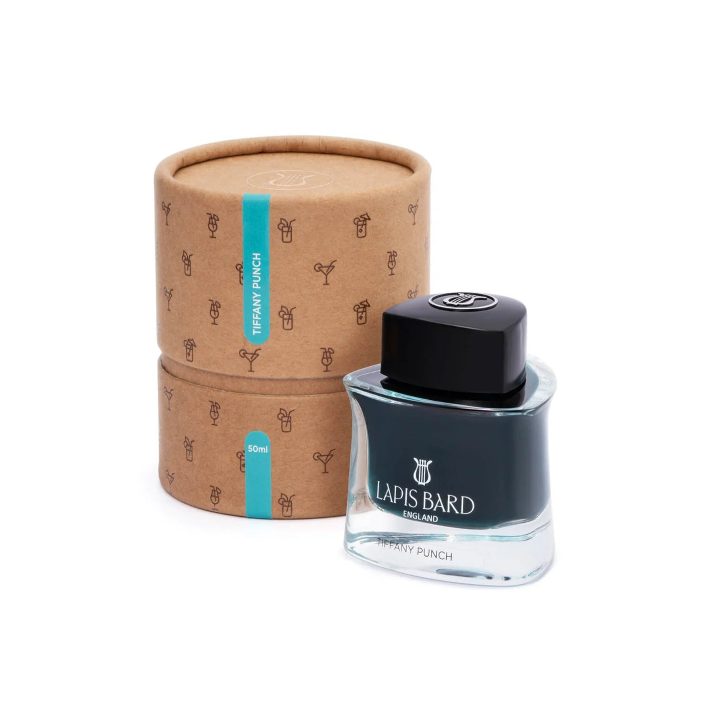 Lapis Bard Ink Bottle 50ml- Tiffany Punch (Turquoise)