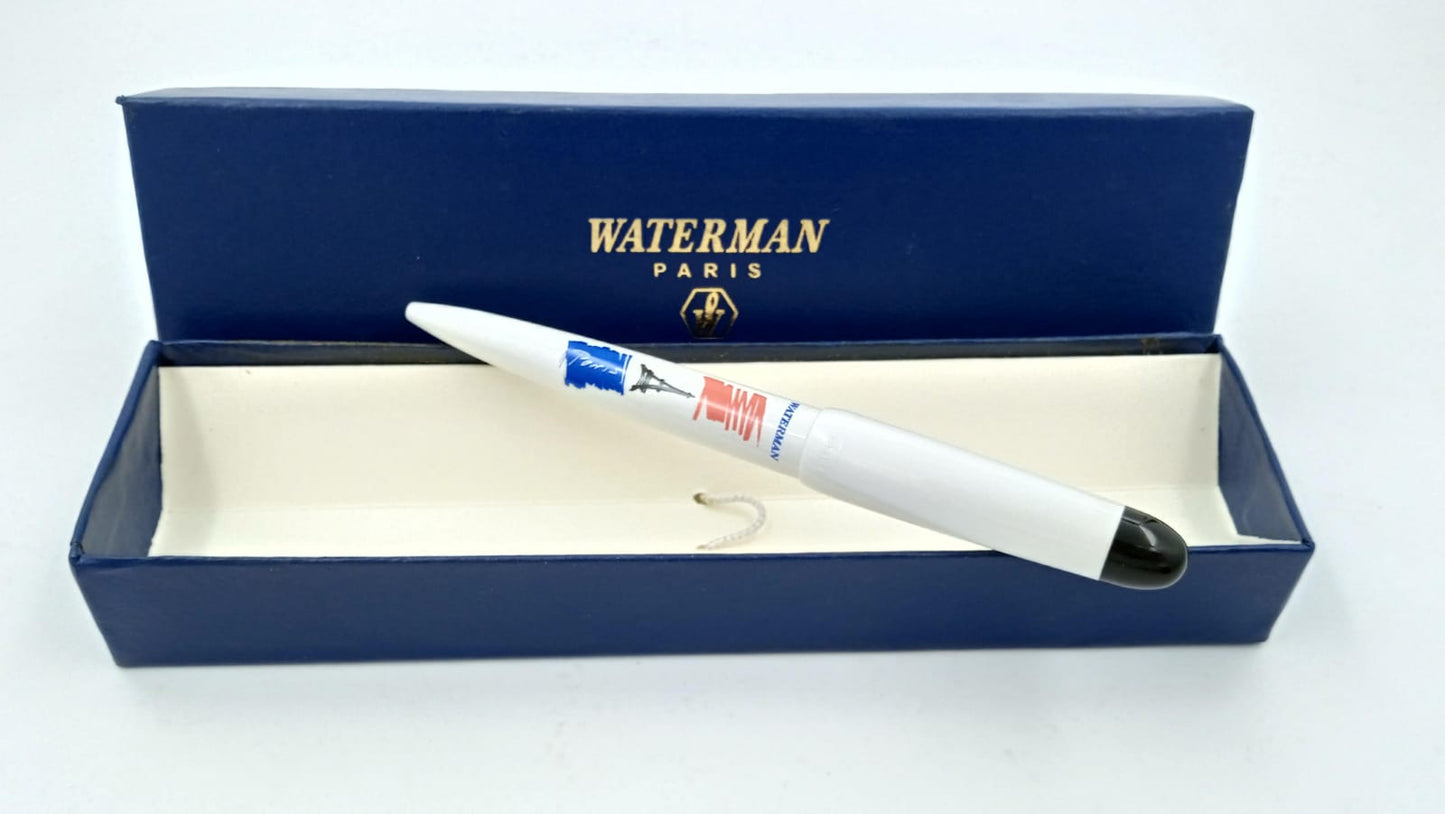 Waterman Eiffel Tower White Ball Pen