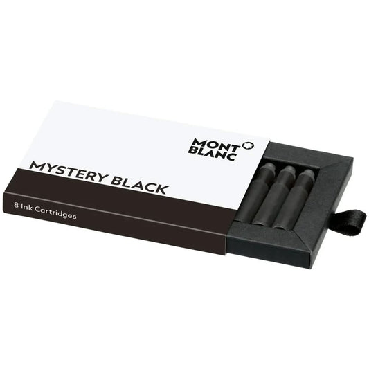 Montblanc Ink Cartridges Mystery Black -Pack of 8.