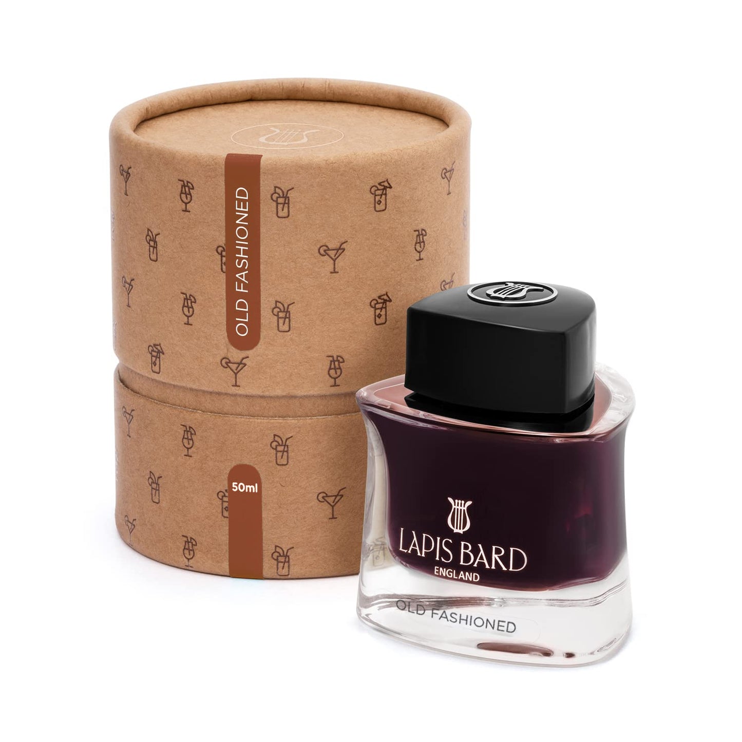 Lapis Bard Ink Bottle 50ml - Old Fashioned (Caramel Brown)