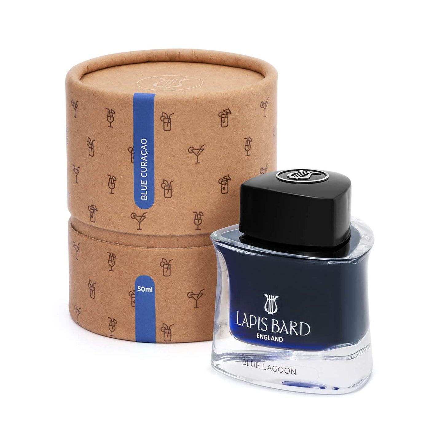 Lapis Bard Ink Bottle 50ml - Blue Curacao (Deep Blue)