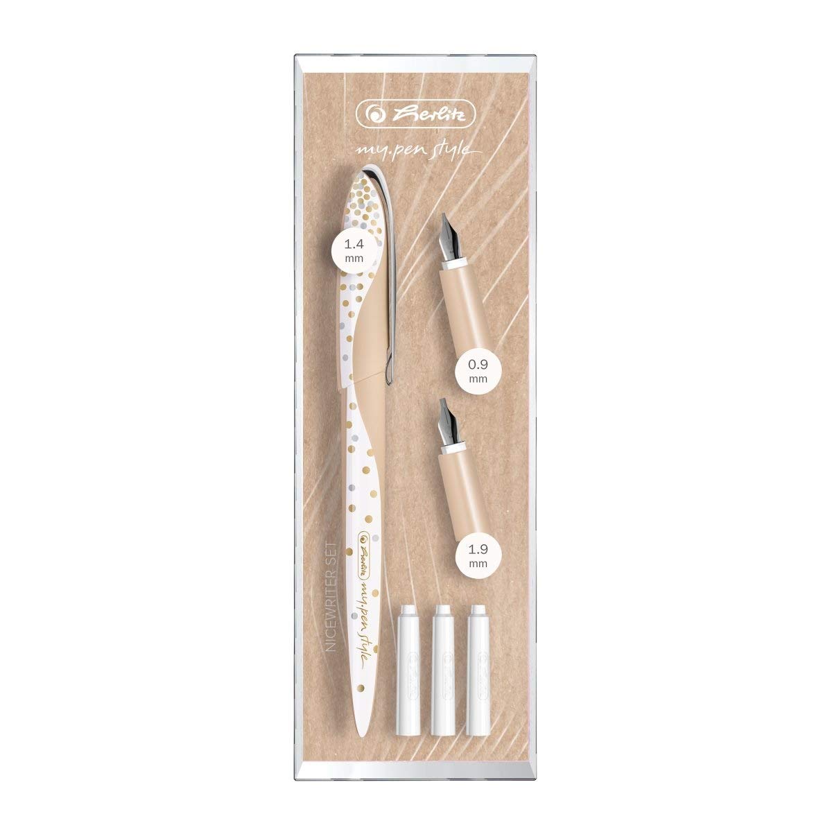 Herlitz My.Pen Style Pure Glam Calligraphy Pen Set