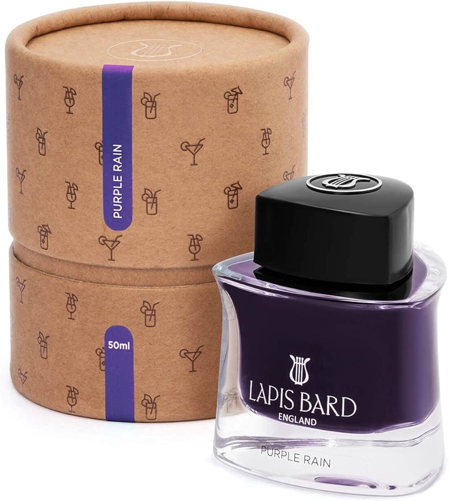 Lapis Bard Ink Bottle 50ml - Purple Rain (Purple)