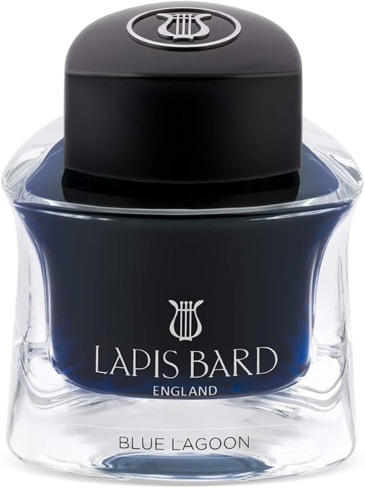 Lapis Bard Ink Bottle 50ml - Blue Lagoon (Blue)