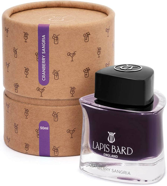 Lapis Bard Ink Bottle 50ml - Cranberry Sangria (Deep Purple)