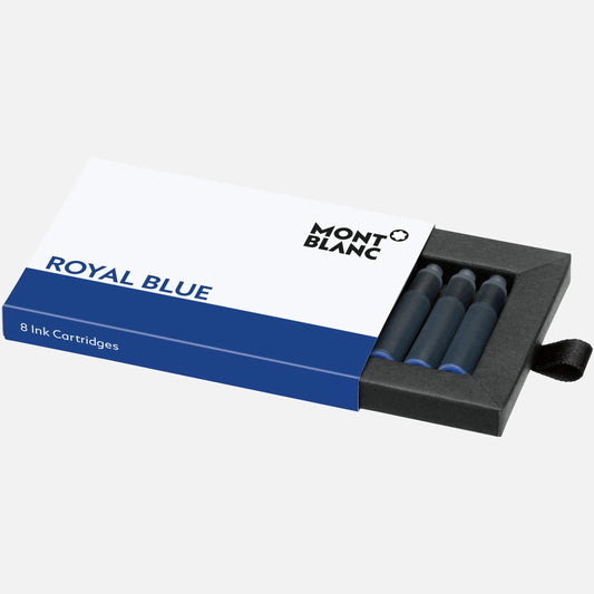 Montblanc Ink Cartridges Royal Blue -Pack of 8.