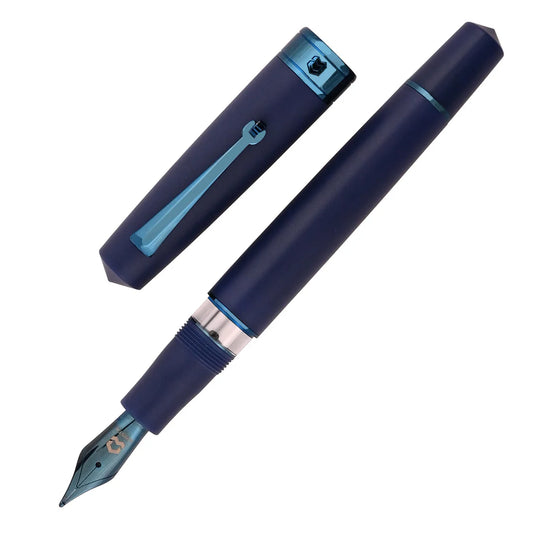 Arista One - Matte Dark Blue PVD Fountain Pen