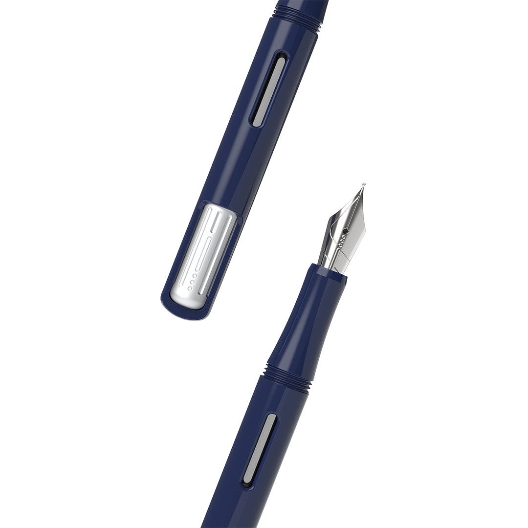 Endless Captiva Torque-Filler Fountain Pen - Deep Ocean Chrome