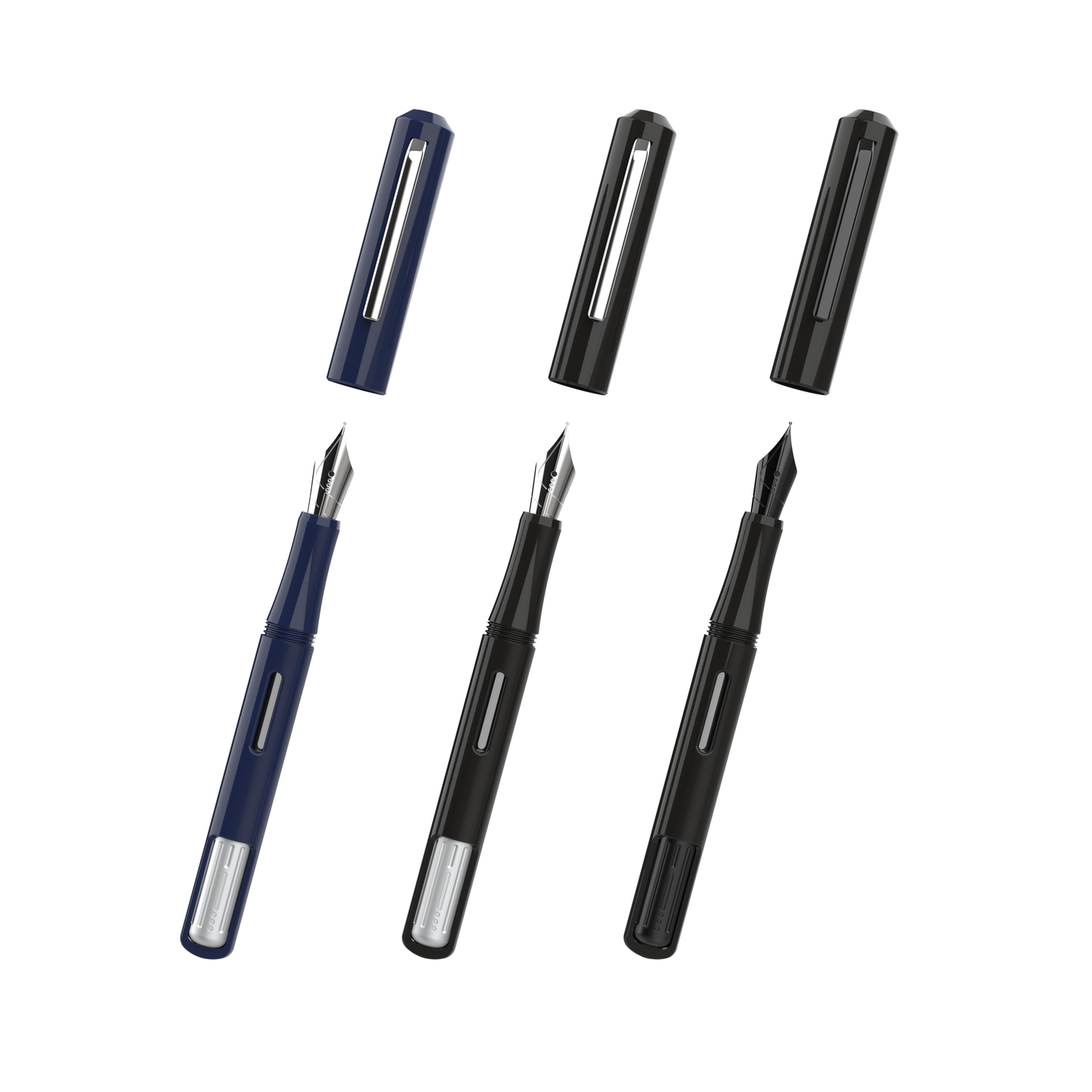 Endless Captiva Torque-Filler Fountain Pen - Stealth Black