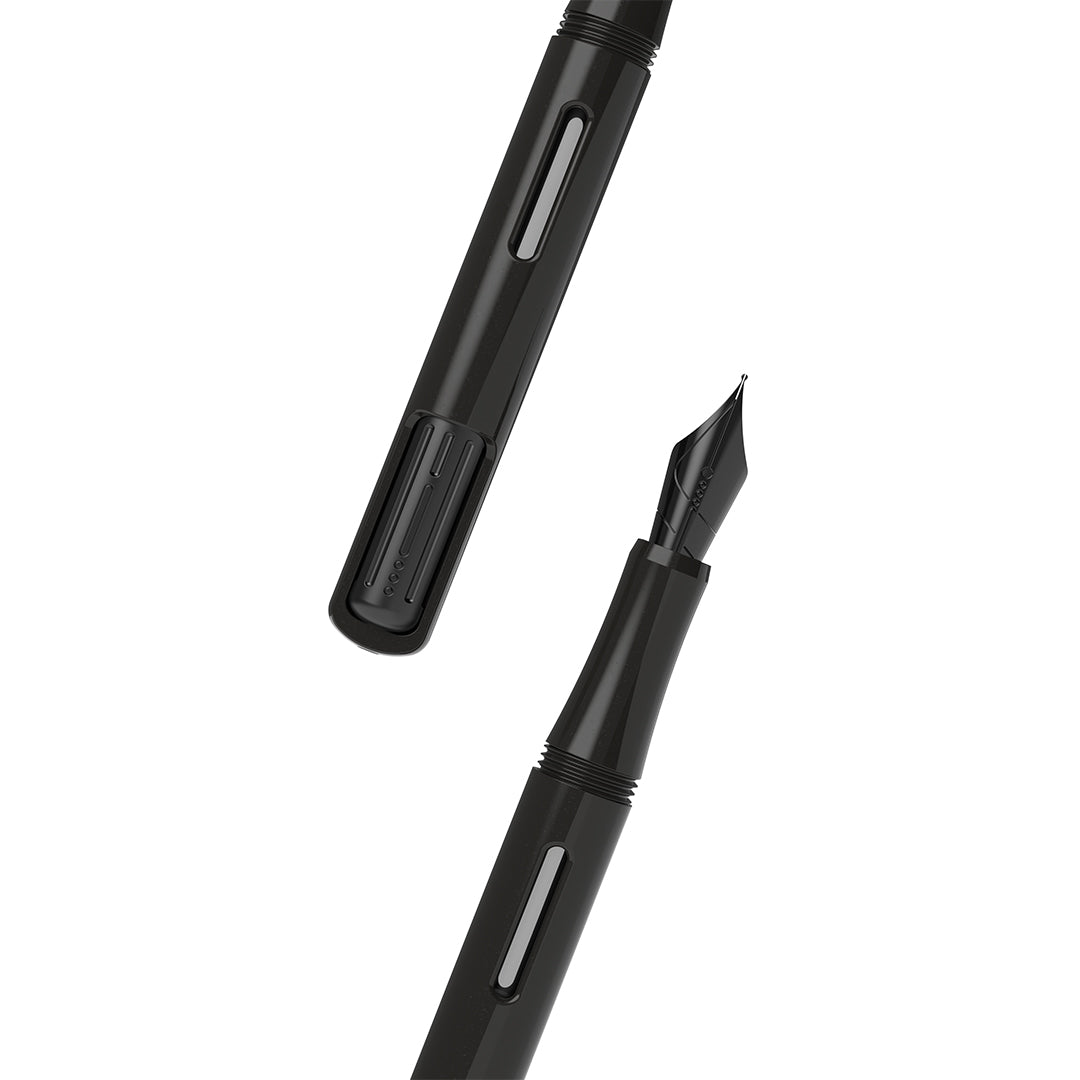 Endless Captiva Torque-Filler Fountain Pen - Stealth Black