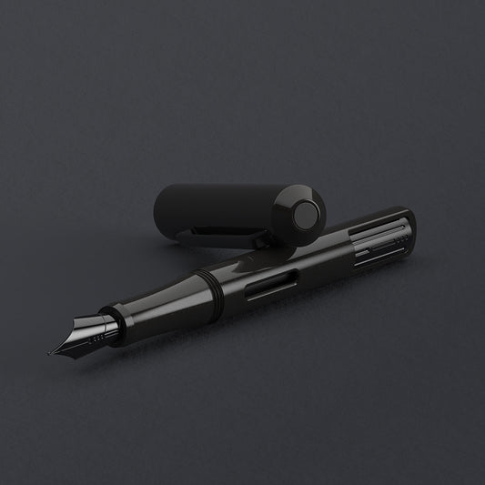 Endless Captiva Torque-Filler Fountain Pen - Stealth Black