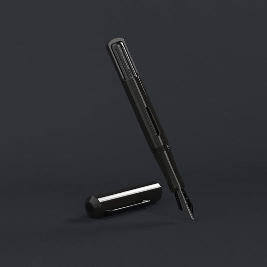 Endless Captiva Torque-Filler Fountain Pen - Stealth Black