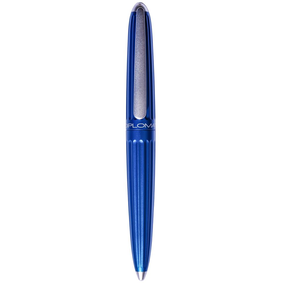 Diplomat Aero Blue Fountain Pen is shaped like the airship named Zeppelin of the 1900's