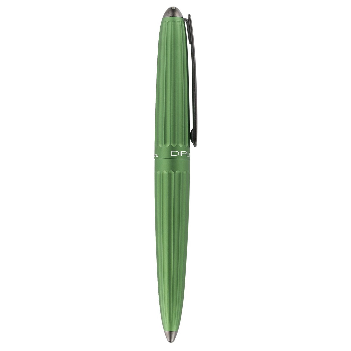 Diplomat Aero Green Fountain Pen is shaped like the airship named Zeppelin of the 1900's