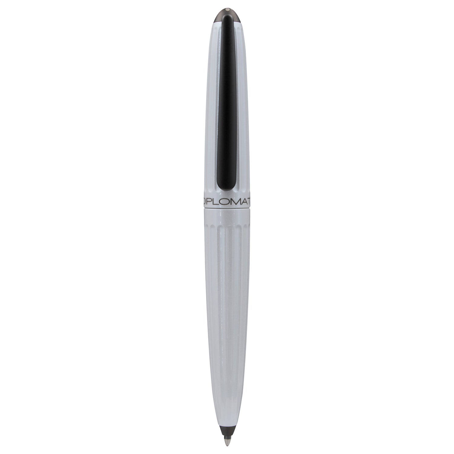 Diplomat Aero Pearl White Ballpoint Pen