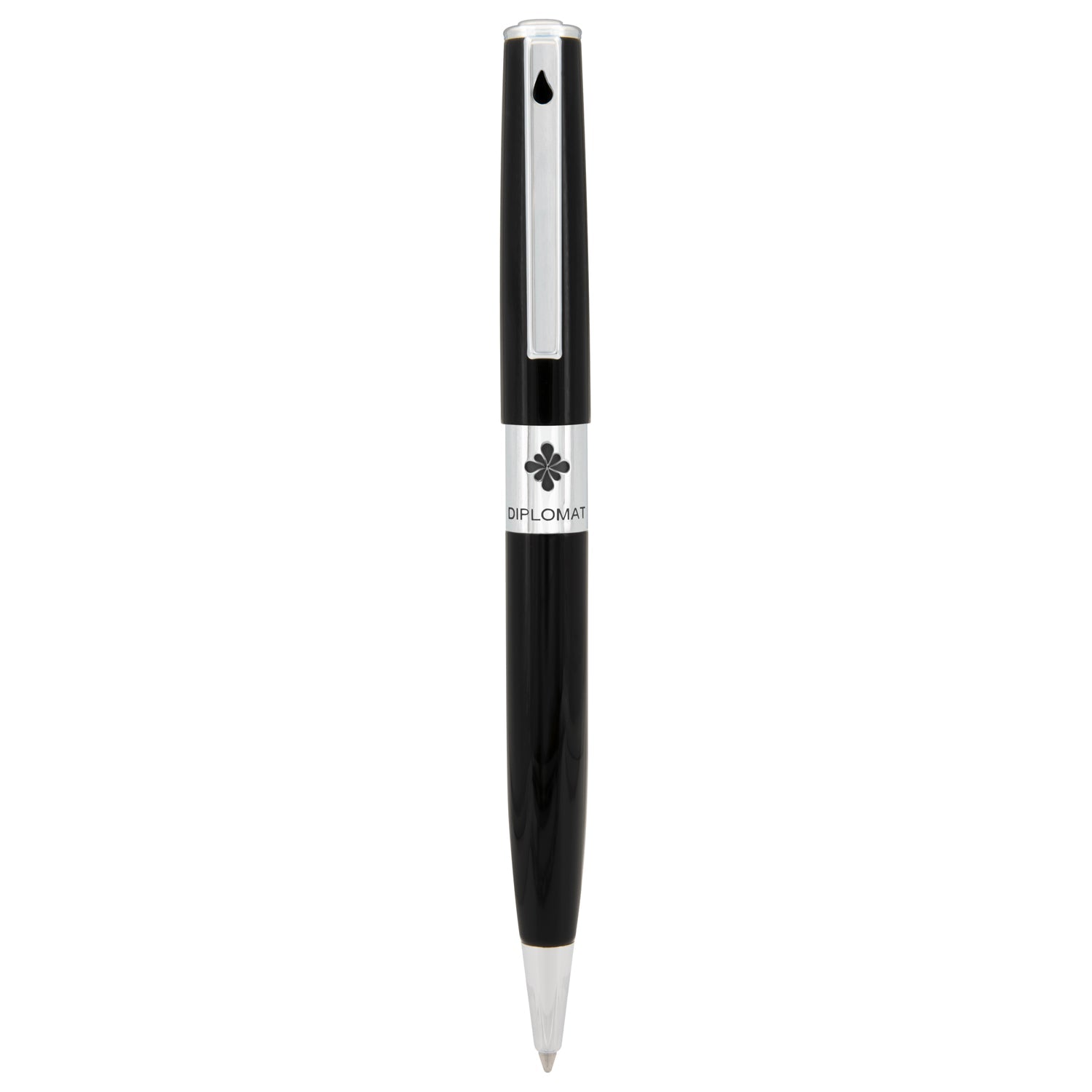 Diplomat CLR Black Lacquer Ballpoint Pen