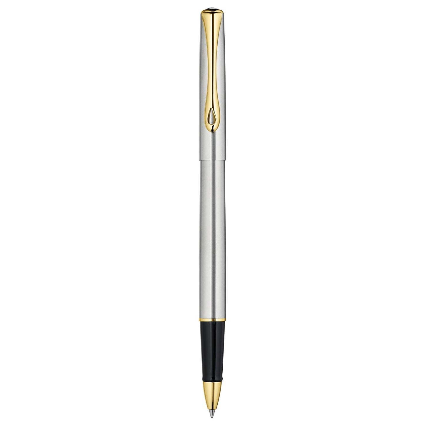 Diplomat Traveller Stainless Steel Gold Roller Ball Pen D20000651