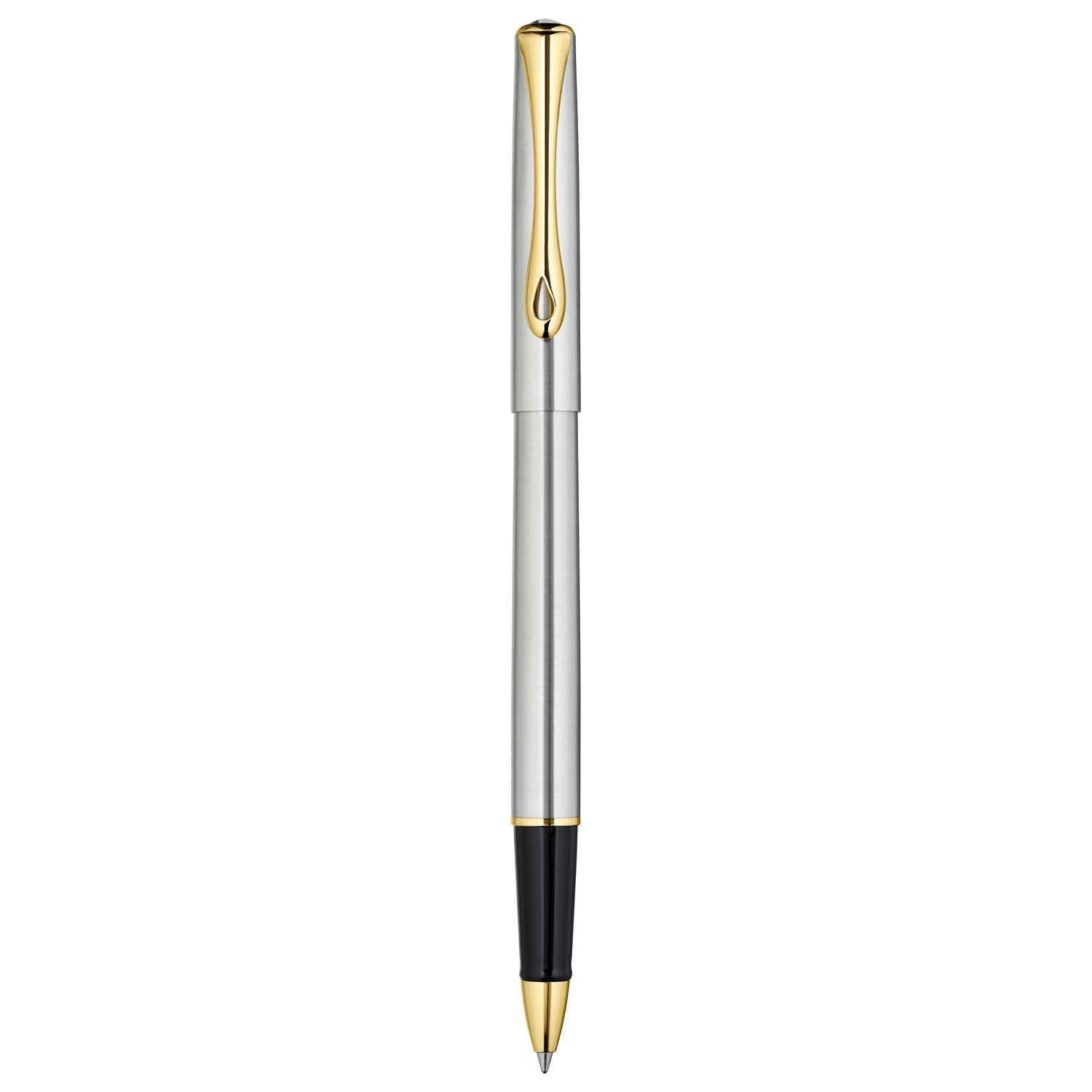 Diplomat Traveller Stainless Steel Gold Roller Ball Pen D20000651