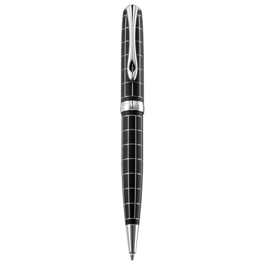 Diplomat Excellence A Plus Rhomb Guilloche Lapis Black easyFLOW Ball Pen D40101040