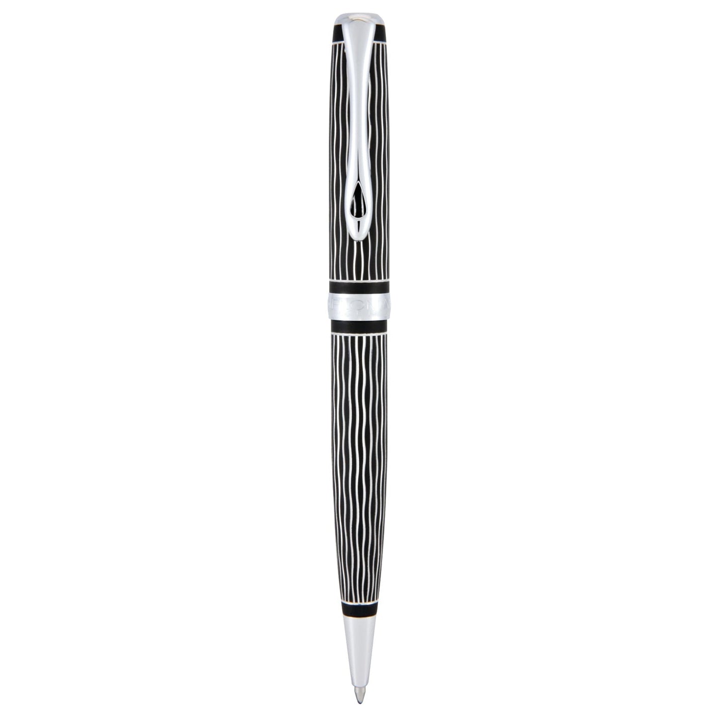 Diplomat Excellence A Plus Wave Guilloche Lapis Black easyFLOW Ball Pen D40104040