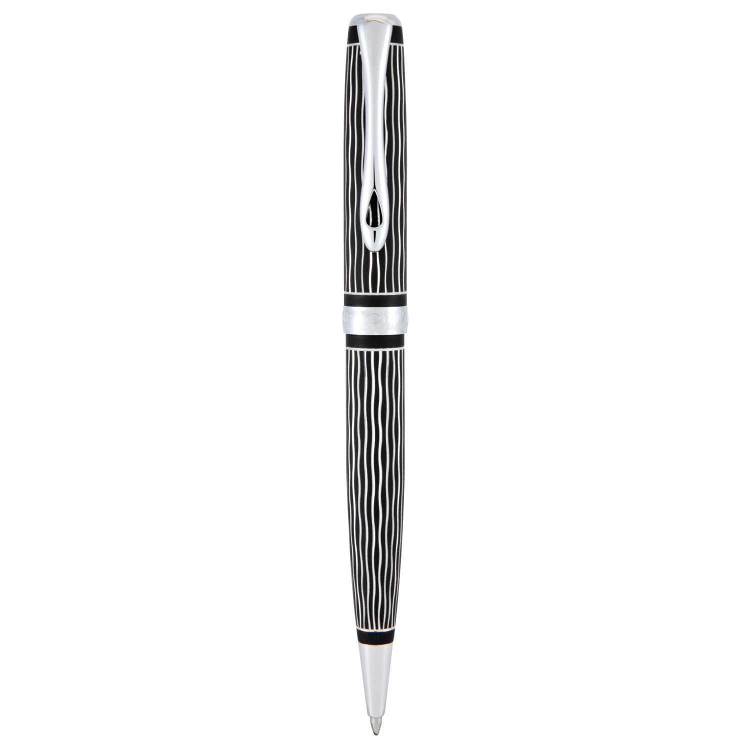 Diplomat Excellence A Plus Wave Guilloche Lapis Black easyFLOW Ball Pen D40104040