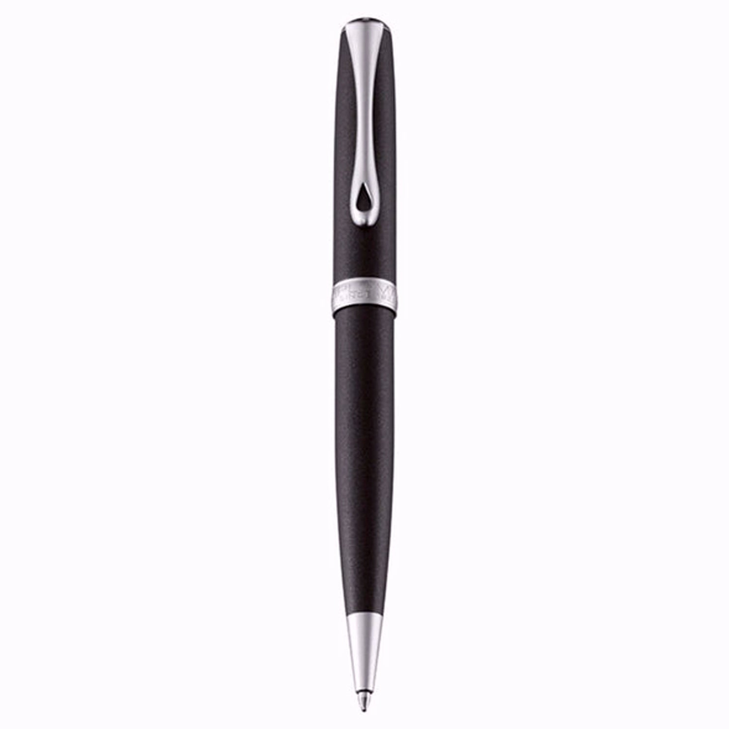 Diplomat Excellence A2 Lapis Black Matt Chrome easyFLOW Ball Pen D40204040