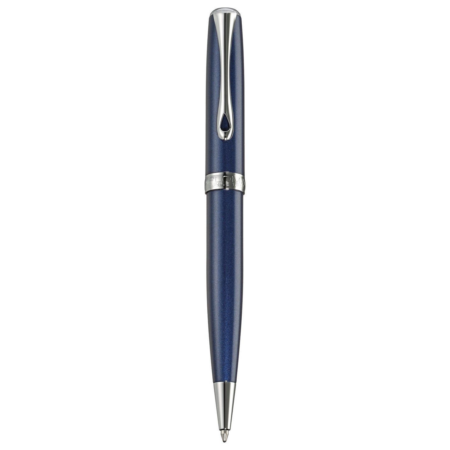 Diplomat Excellence A2 Midnight Blue/Chrome easyFLOW Ball Pen D40209040