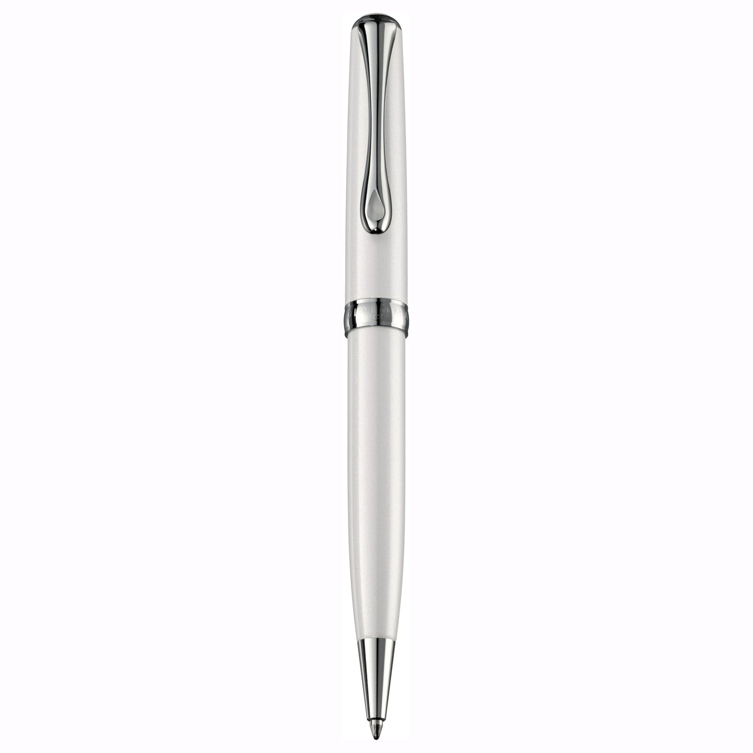 Diplomat Excellence A2 Pearl White easyFLOW Ball Pen D40210040