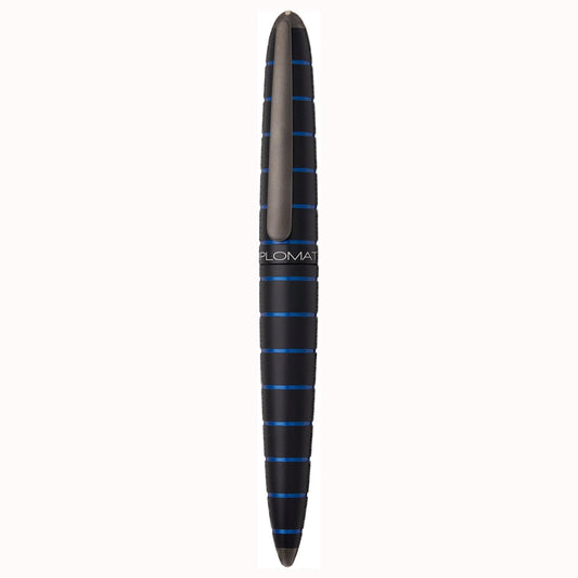 Diplomat Elox Black/Blue 14K Gold Fountain Pen