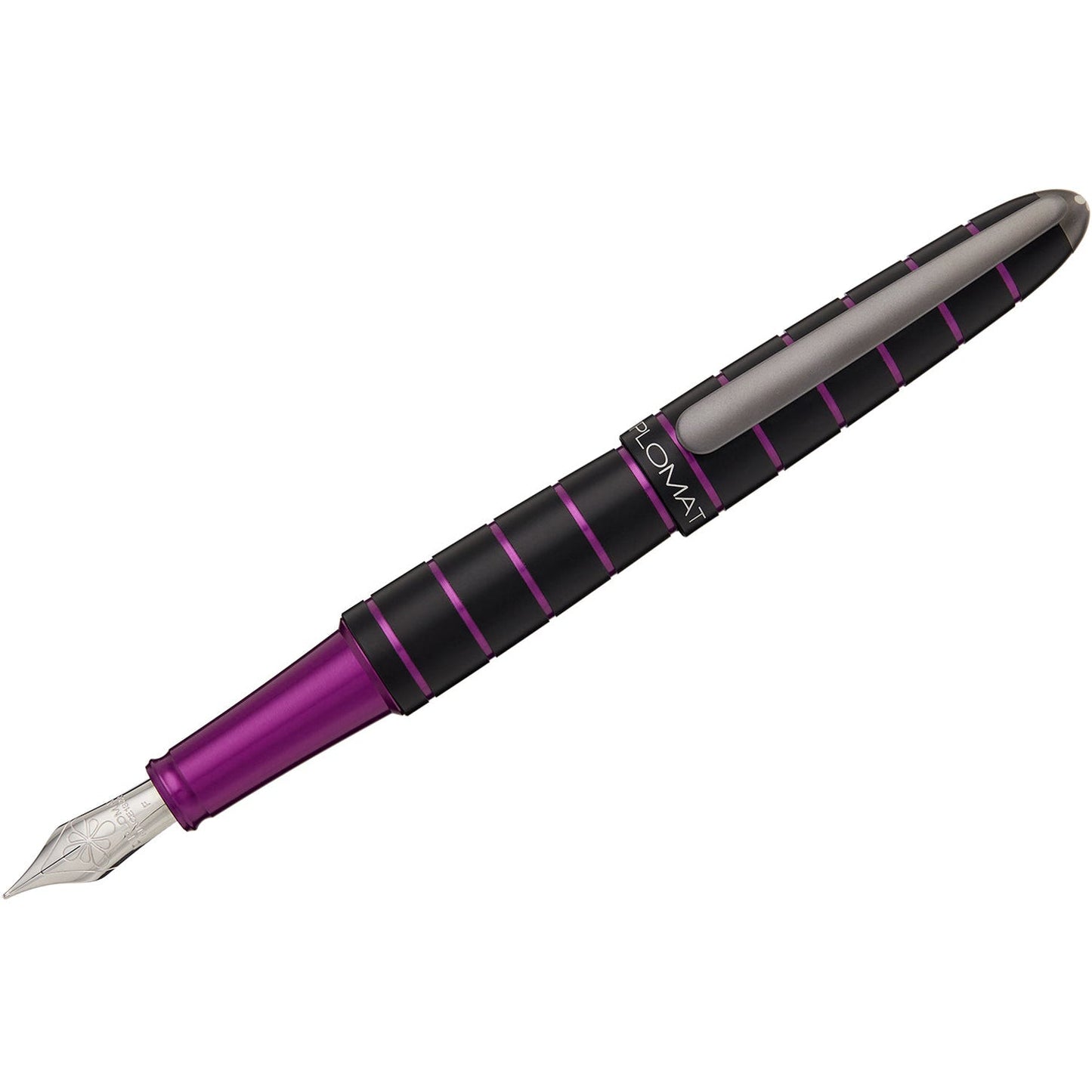 Diplomat Elox Black/Purple Fountain Pen