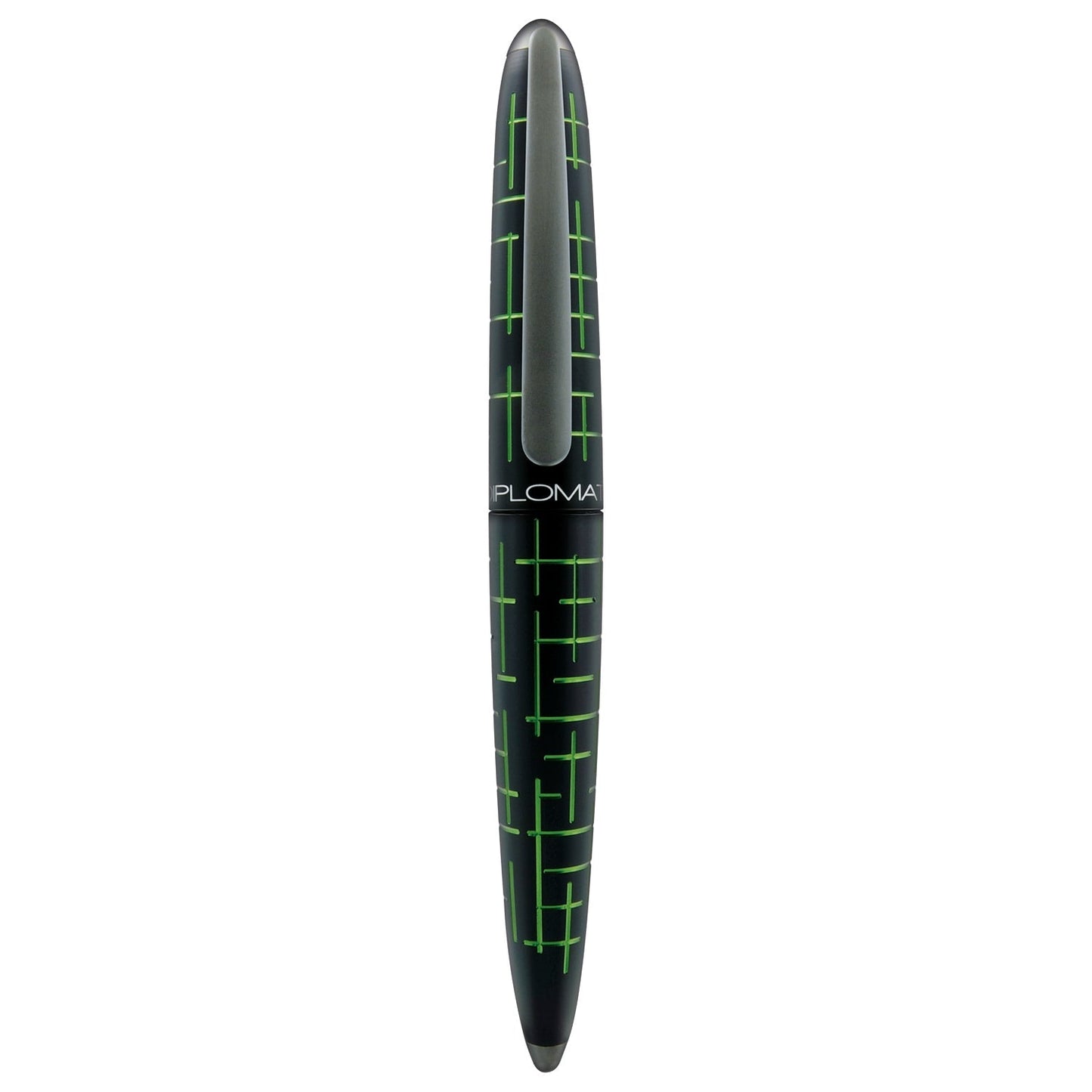 Diplomat Elox Matrix Black/Green Roller Ball Pen D40363030