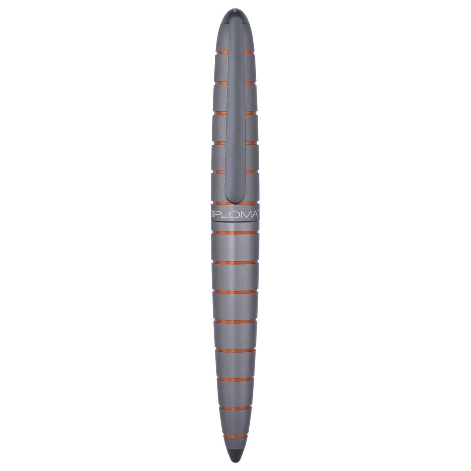 Diplomat Elox Ring Grey/Orange 14CT Fountain Pen