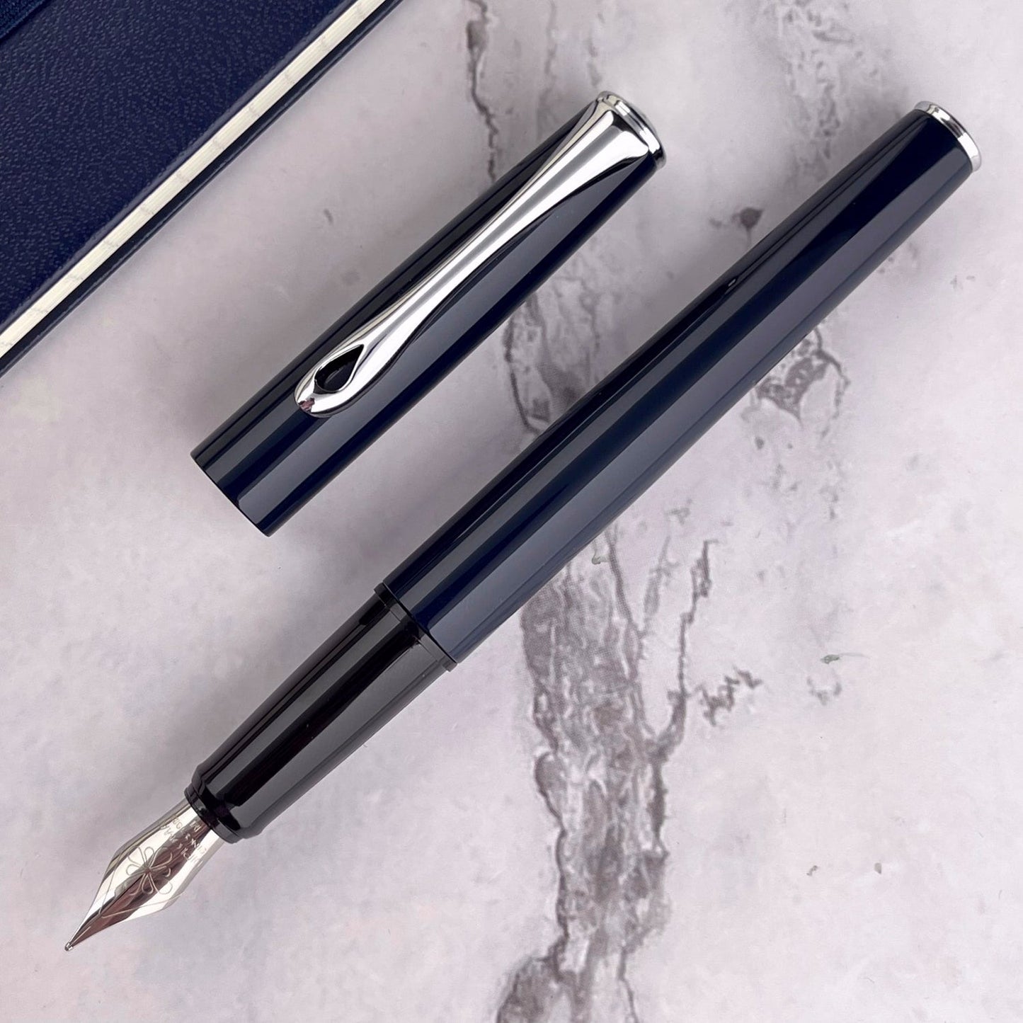 Diplomat Esteem Dark Blue CT Fountain Pen