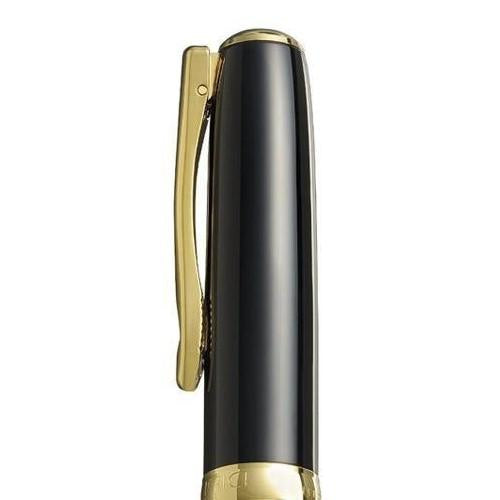 Diplomat Excellence A2 Black Lacquer Gold Fountain Pen