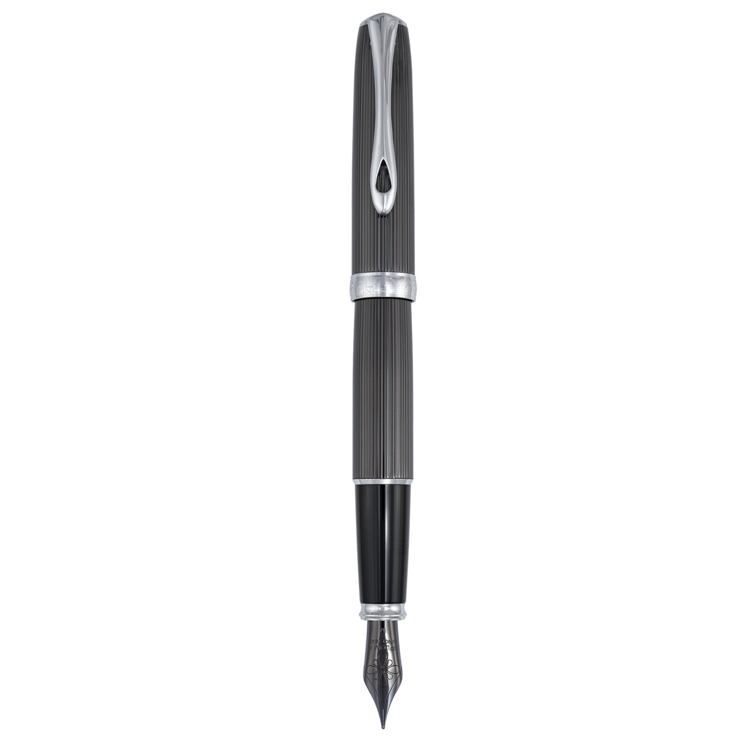 Diplomat Excellence A2 Guilloche Black CT Fountain Pen