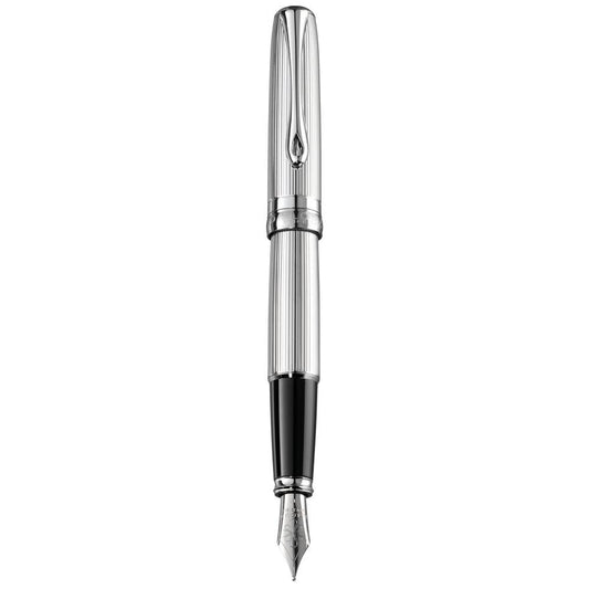 Diplomat Excellence A2 Guilloche Chrome Fountain Pen