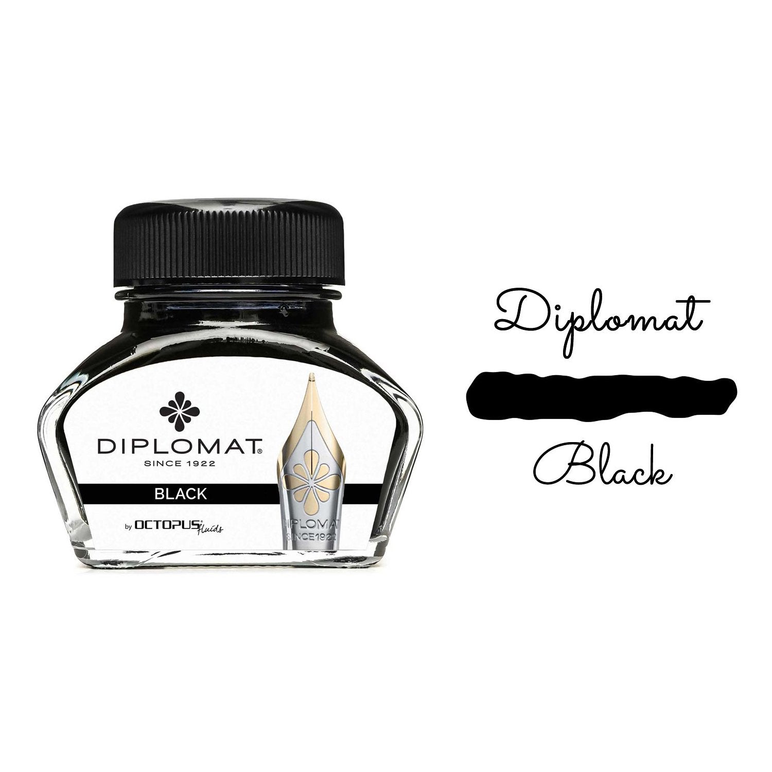 Diplomat Octopus Ink Bottle (Black - 30 ML) D41001002