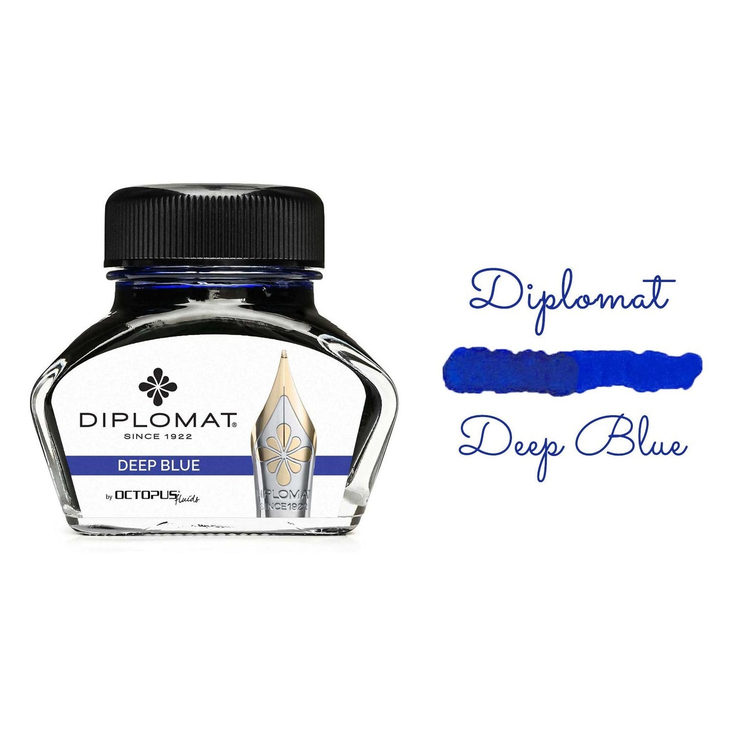 Diplomat Octopus Ink Bottle (Deep Blue - 30 ML) D41001043