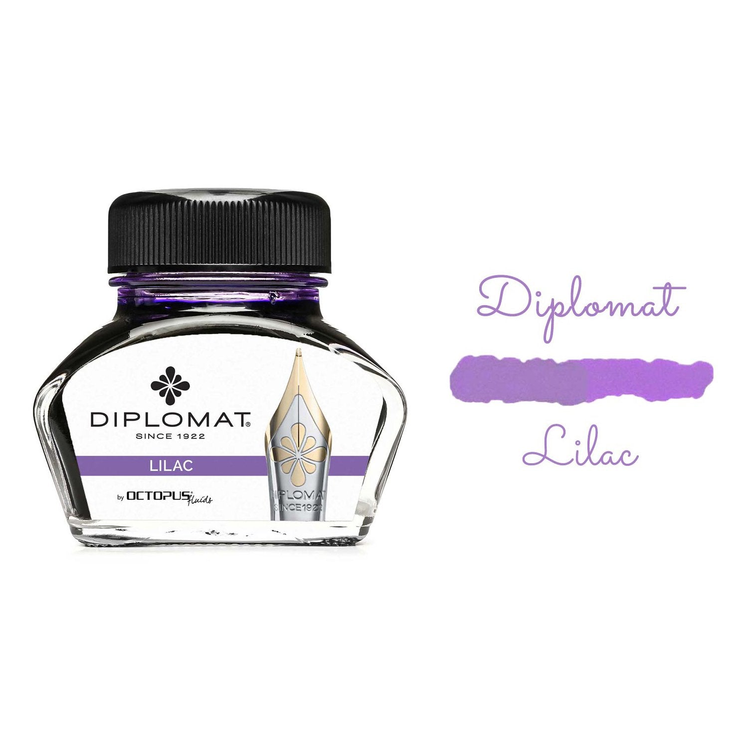 Diplomat Octopus Ink Bottle (Lilac - 30 ML) D41001017