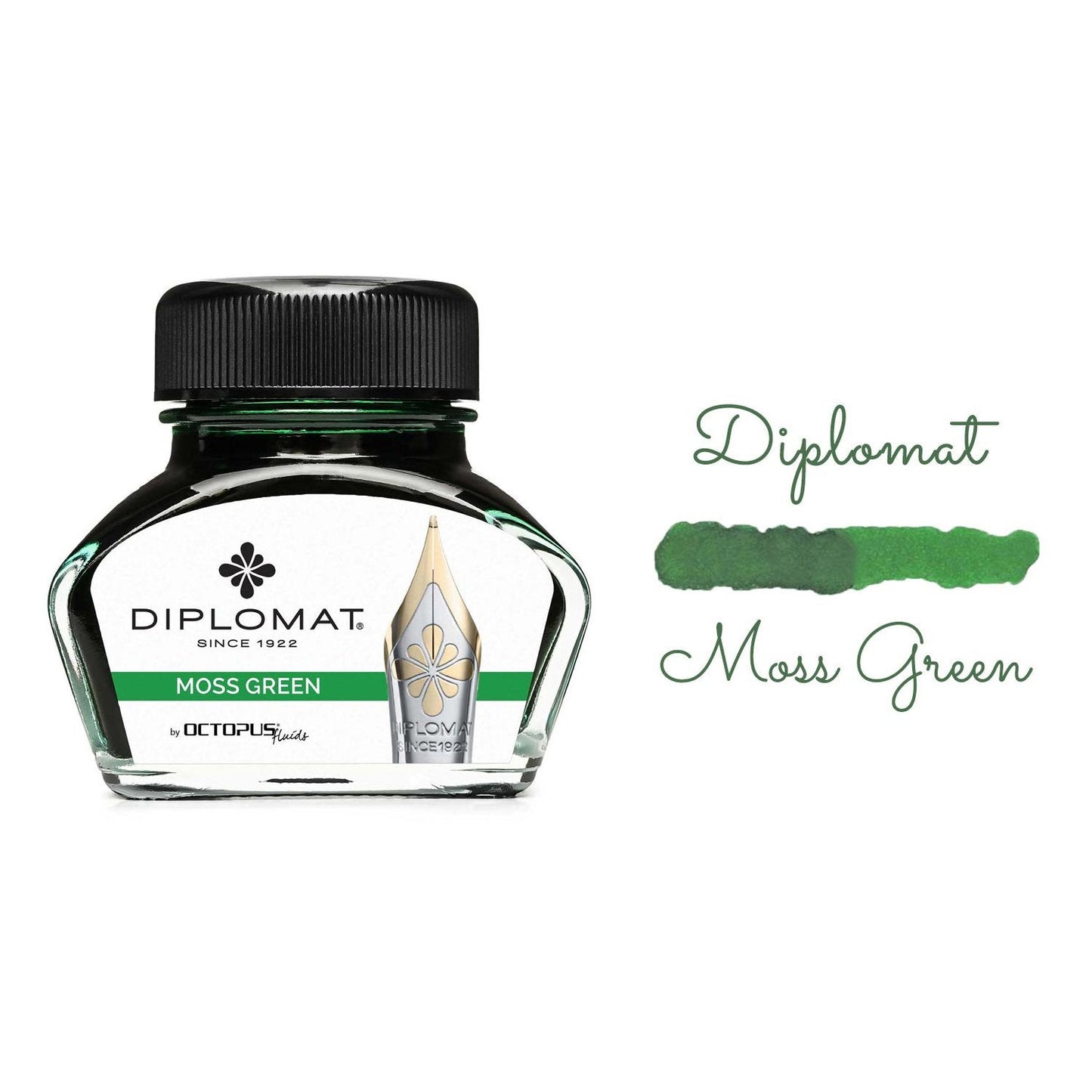 Diplomat Octopus Ink Bottle (Moss Green - 30 ML) D41001047