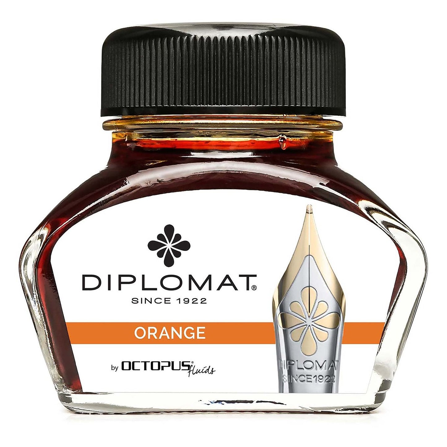 Diplomat Octopus Ink Bottle (Orange - 30 ML) D41001059