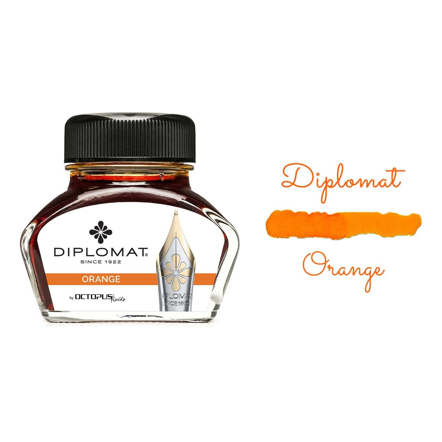 Diplomat Octopus Ink Bottle (Orange - 30 ML) D41001059