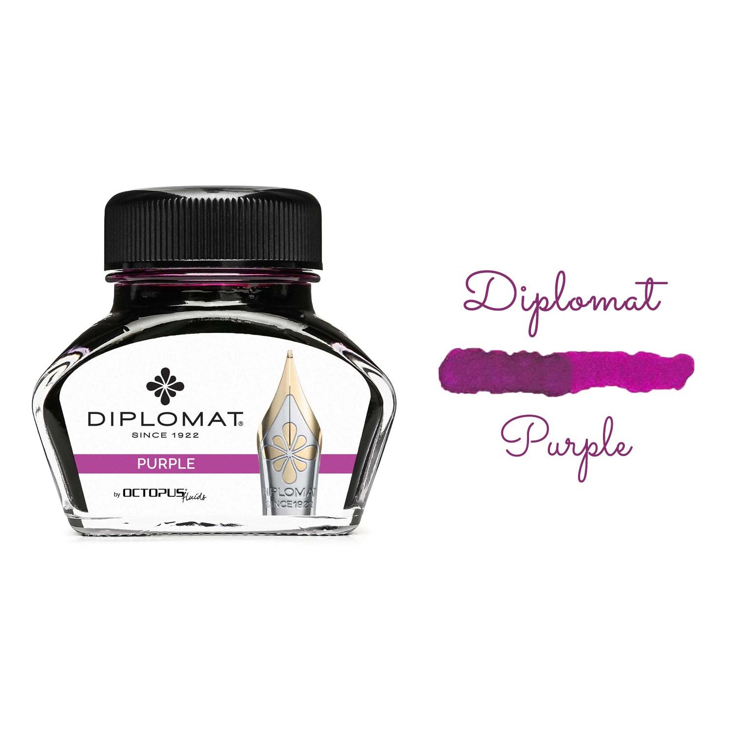 Diplomat Octopus Ink Bottle (Purple - 30 ML) D41001011