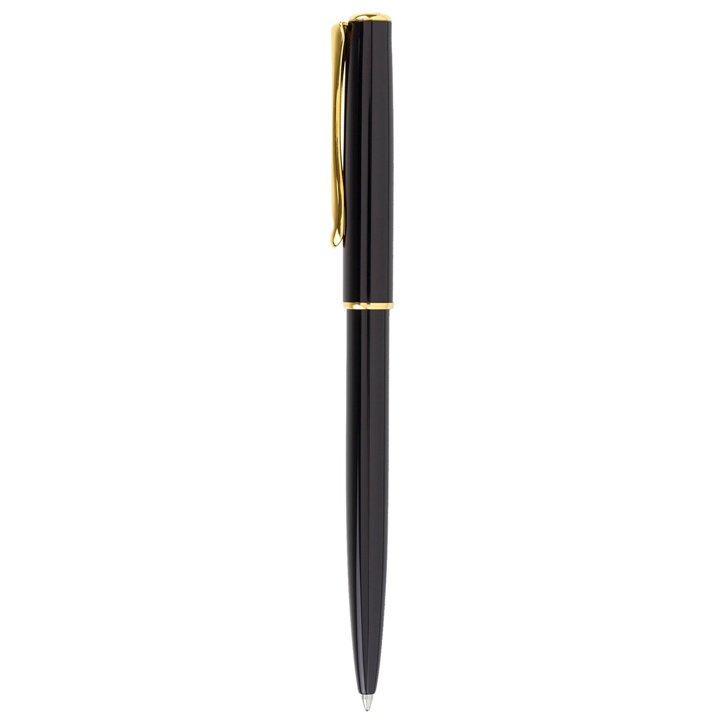 Diplomat Traveller Black Lacquer Gold easyFLOW Ball Pen D40706040