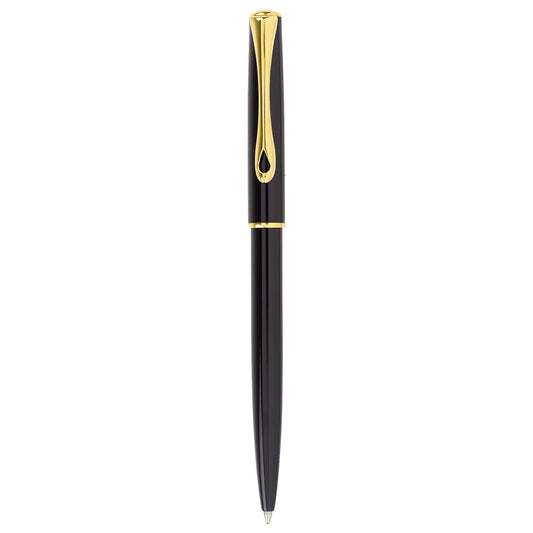 Diplomat Traveller Black Lacquer Gold easyFLOW Ball Pen D40706040