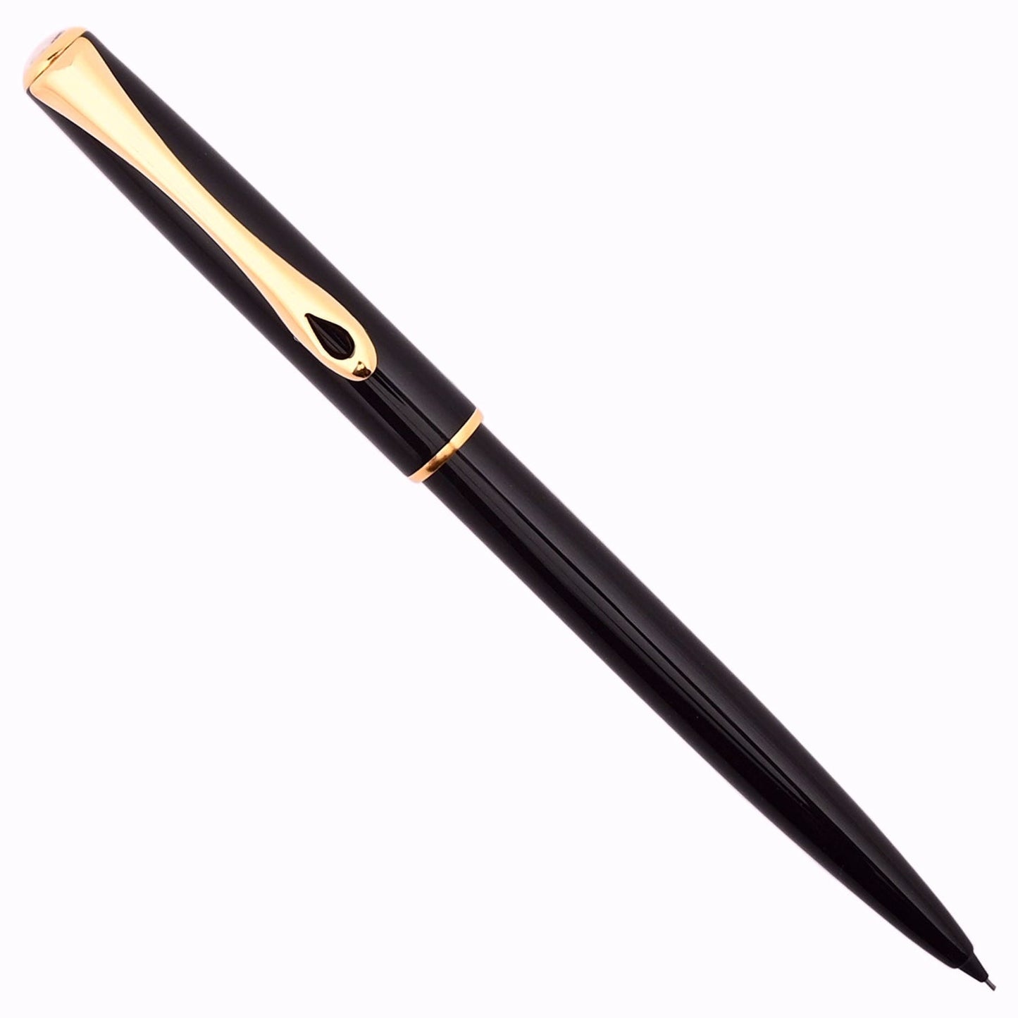 Diplomat Traveller Black Lacquer Gold Mechanical Pencil (0.5 MM) D40706050