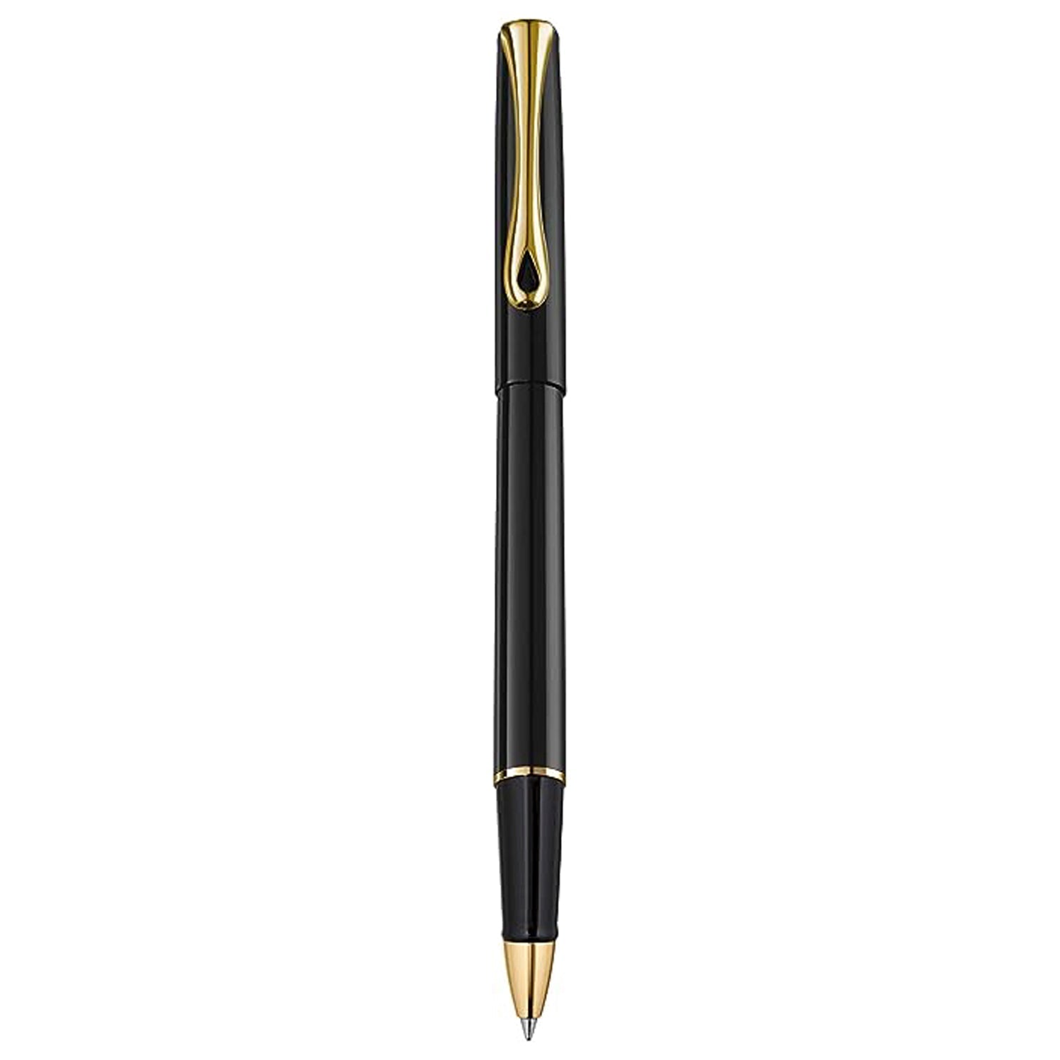 Diplomat Traveller Black Lacquer Gold Roller Ball Pen D40706030